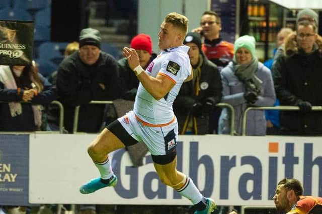 Duhan van der Merwe is already Edinburgh's fifth-highest tryscorer. Picture: SRU/SNS