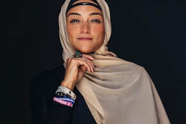 Athlete and activist Manal Rostom rose to fame after founding the Surviving Hijab group. Picture: Contributed