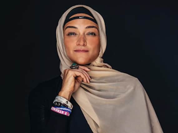 Athlete and activist Manal Rostom rose to fame after founding the Surviving Hijab group. Picture: Contributed