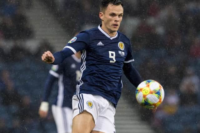 Lawrence Shankland scored his first Scotland goal against San Marino in October. Picture: Alan Harvey / SNS