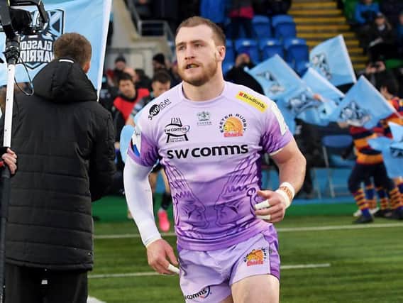 Stuart Hogg was back at Scotstoun with new club Exeter Chiefs at the weekend and is in line for the Scotland captaincy