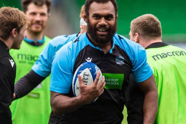 Leone Nakarawa has been registered by Glasgow for the Sale match. Picture: SNS
