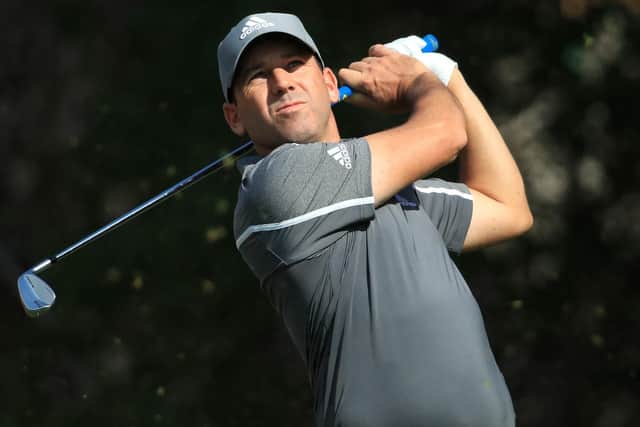 Sergio Garcia, pictured practising for this week's Abu Dhabi HSBC Championship, is returning to Saudi Arabia in a fortnight's time