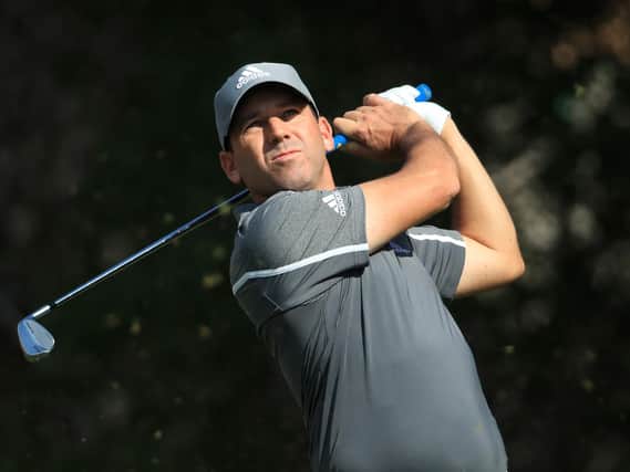 Sergio Garcia, pictured practising for this week's Abu Dhabi HSBC Championship, is returning to Saudi Arabia in a fortnight's time