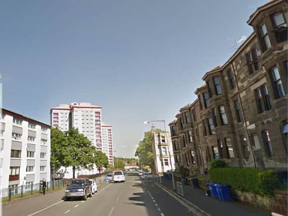 Police were called to Alice Street in the Renfrewshire town at around 3.10 am on Wednesday. Picture: Google