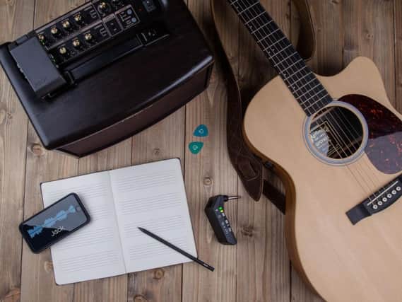 Ingenious has developed Jack, a device which allows any wired electrical instrument to connect wirelessly to an amplifier, PC, tablet or smartphone. Picture: Contributed
