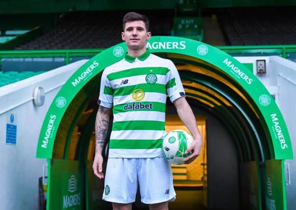 Celtic's new striker Patryk Klimala. Picture: Paul Devlin / SNS