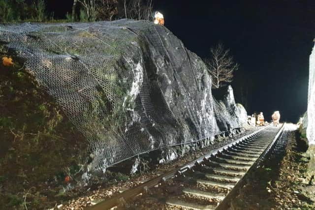 Work has begun on the line. Picture: Network Rail