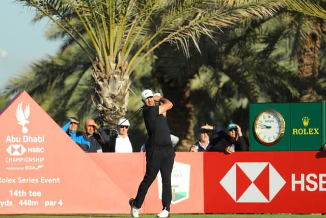 World No 1 Brooks Koepka carded a six-under-par 66 in the Abu Dhabi HSBC Championship on his return after a three-month injury lay-off
