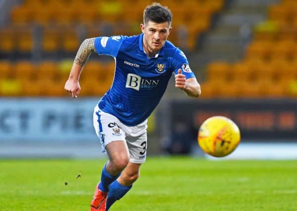St Johnstone's Matty Kennedy has signed a pre-contract with Aberdeen. Picture: Ross MacDonald / SNS