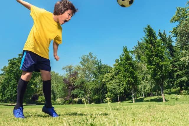 The Scottish Football Association is considering a ban on under-12s heading footballs in training. Picture: Getty
