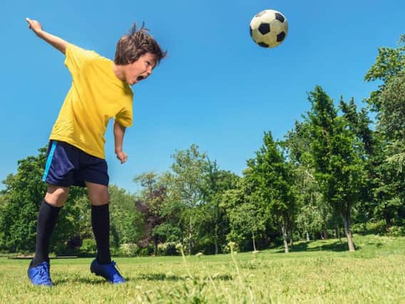 The Scottish Football Association is considering a ban on under-12s heading footballs in training. Picture: Getty