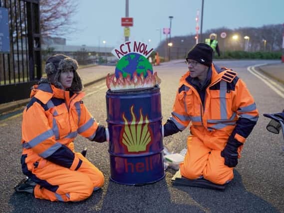 Protesters from climate campaign group Extinction Rebellion Scotland, seen here demonstrating against fossil fuel extraction at Shell HQ in Aberdeen, have confirmed they will target the UN Cop26 summit in Glasgow