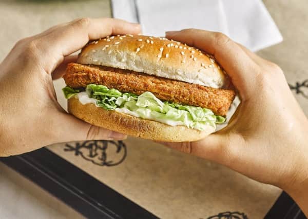 A KFC sandwich without chicken? Some people seem to be unusually outraged by the idea, but it wouldnt be on sale if people didnt want to buy it (Picture: KFC/PA)