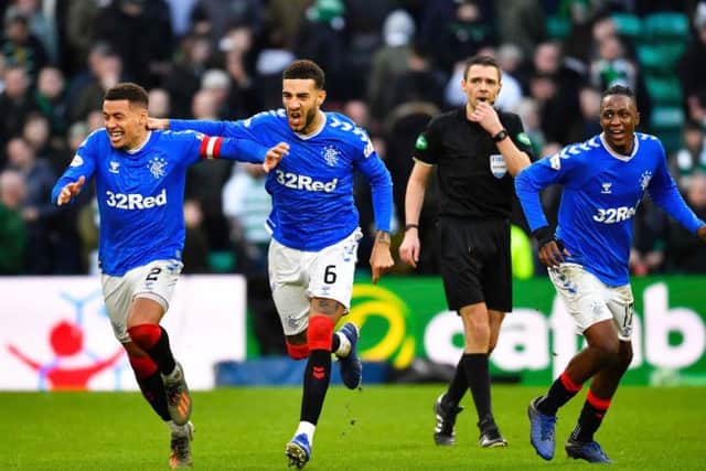 James Tavernier (far lefT) faces up to two weeks on the sidelines