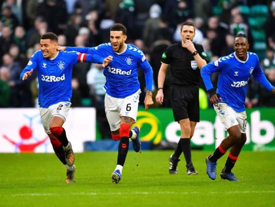 James Tavernier (far lefT) faces up to two weeks on the sidelines