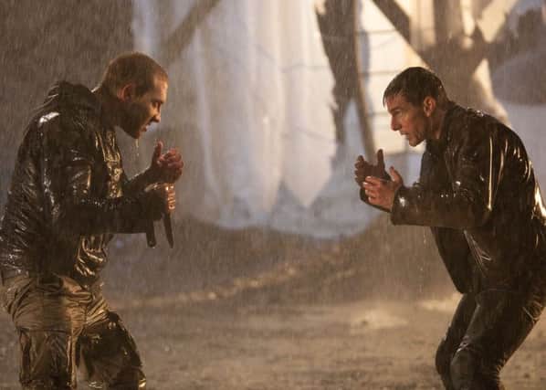 Tom Cruise, as Jack Reacher, squares up for a fight in the film version of Lee Child's books (Picture: PA)