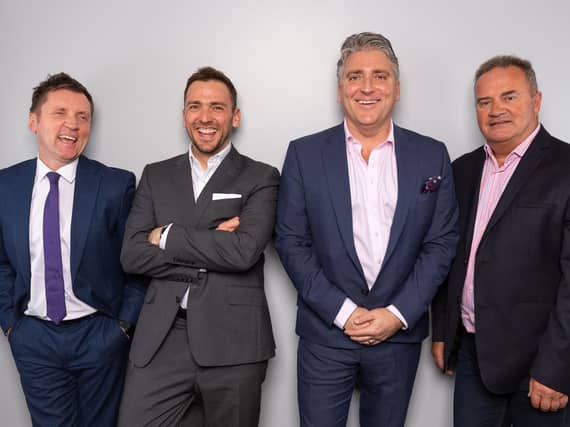 Ian McDougall, Ken Morrice, Derek MacFeate and Mike Lees form the MM Search board. Picture: Matthew McGoldrick (Gold Visuals Photography)