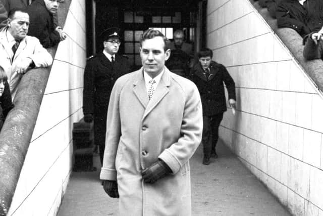 Scotland manager Bobby Brown at Tynecastle in 1967.
