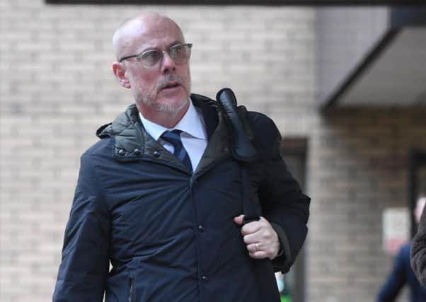 Former St Johnstone and Livingston winger Tommy Wright leaving Southwark Crown Court in London after he received a suspended prison sentence for bribery offences following an undercover newspaper investigation. Picture: PA