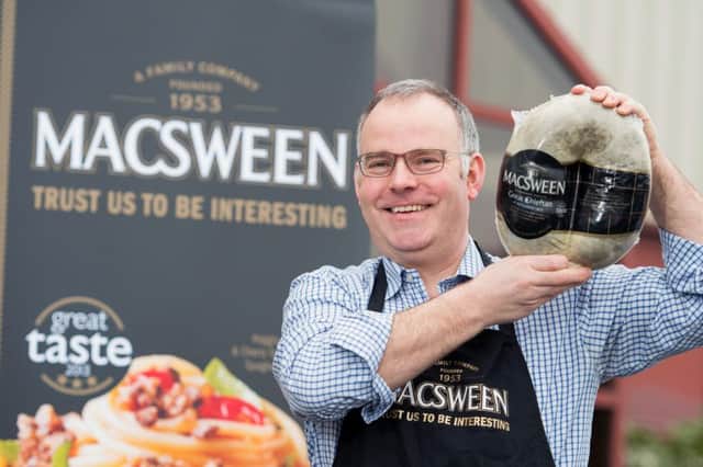 James MacSween has rebranded their veggie haggis as 'veggie crumble' for export to the US. Picture: Ian Georgeson