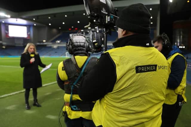 Demands from broadcasters meant that the Scottish Cup fourth round kicked off on Friday night, with Premier Sports showing the Rangers v Stranraer tie. Picture: Andrew Milligan/PA