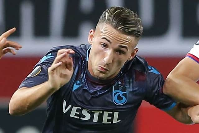 Donis Avdijaj in action for Trabzonspor. Pic: AFP/Getty