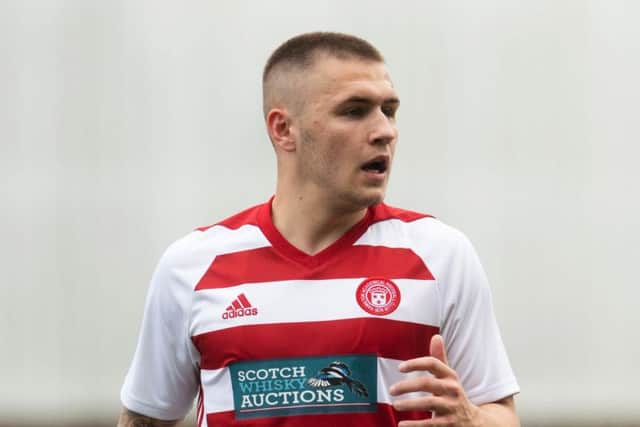 Scott Martin found the net for Accies.