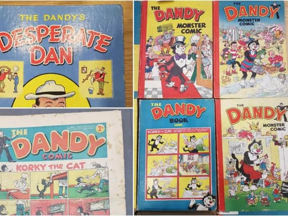 The National Library of Scotland has acquired the very first edition of The Dandy comic published in December 1937      photo: Jon Savage