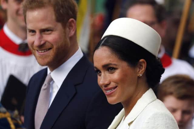 Harry has said he and Meghan have no other option but to stand down    picture: Frank Augstein Associated Press