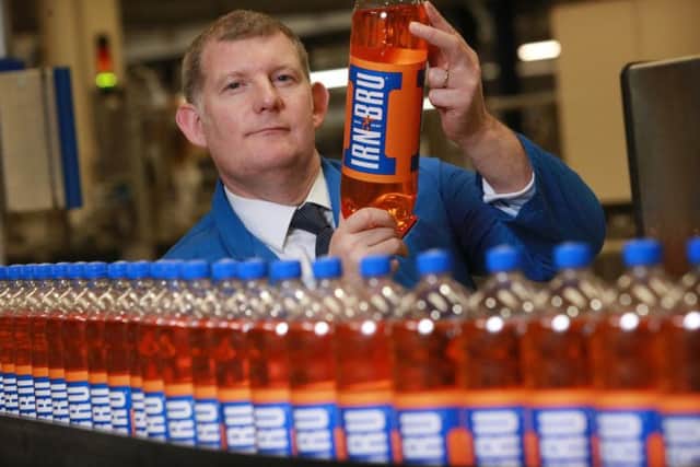 Irn-Bru maker AG Barr saw its share price fall by more than 26 per cent over the year, according to the Brewin Dolphin report. Picture: Contributed