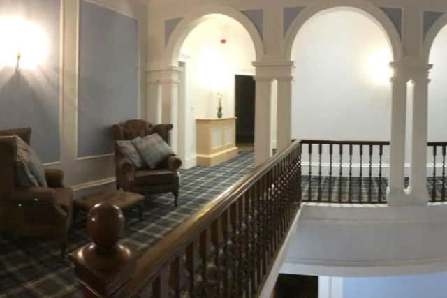 Images of inside Invergare Castle, in Rhu   picture: Airbnb