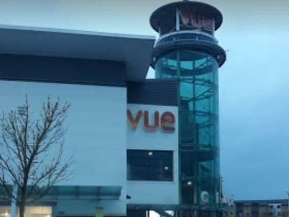 Craig Walker, 30, was furious after Ashley Wilson let go of a door he had been holding at the Vue Cinema complex in Hamilton, Lanarkshire, as he made his way out.