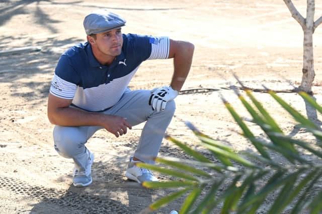 Even Bryson DeChambeau, one of the notoriously slow players on the circuit, moved faster in Abu Dhabi. Picture: Getty