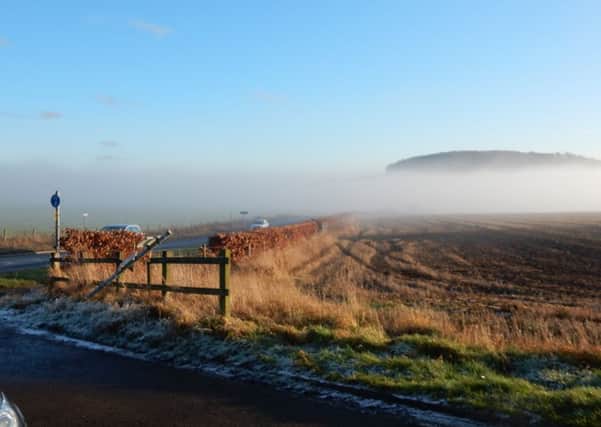 Hillend in Fife is in a valley, which means fog - and pollution - can linger