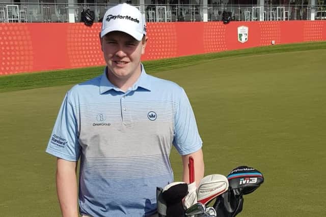 Bob MacIntyre is hoping to tee up in this week's Omega Dubai Desert Classic after being forced to miss last week's Abu Dhabi HSBC Championship due to a hand injury