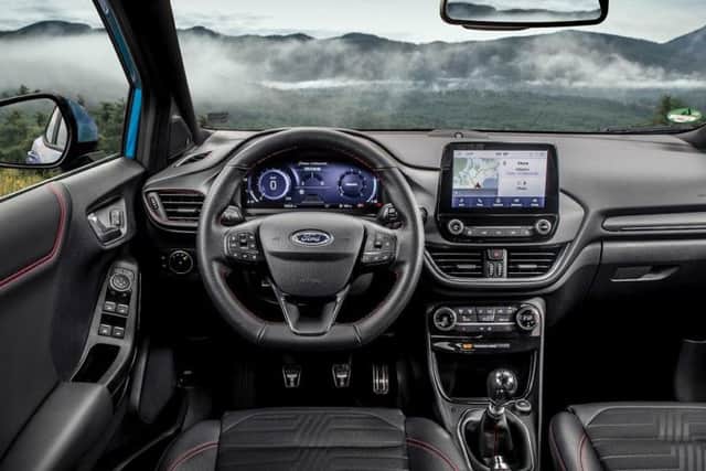 The Ford Puma borrows much of its interior from the Fiesta
