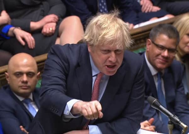 Boris Johnson has refused to give the Scottish Parliament the power to call an independence referendum (Picture:: HOC/UNPIXS EUROPE)