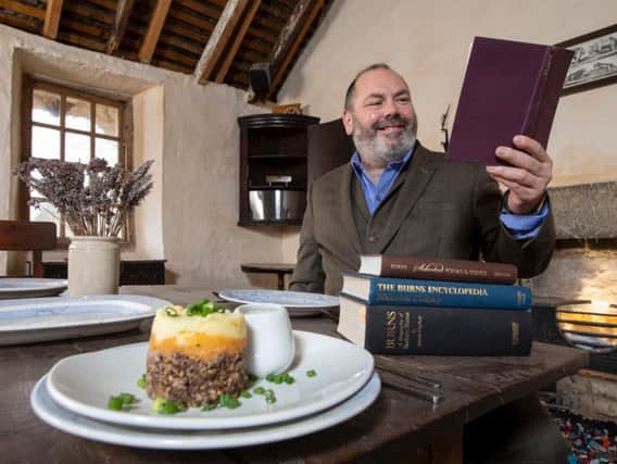 Professor Gerard Carruthers, Co-Director of the Centre for Robert Burns Studies at the University of Glasgow, at the National Trust for Scotlands Burns Birthplace Museum in Alloway, Ayrshire. PIC: Martin Shields.