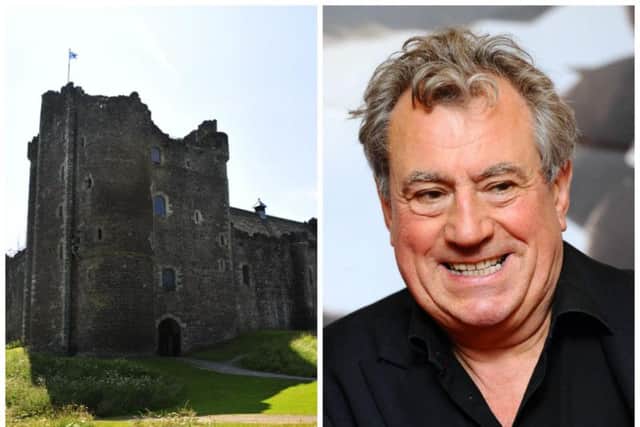 The late Terry Jones lent his vocal talents to the official audio tour at Doune Castle in 2009. Picture: TSPL/PA