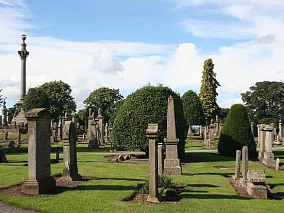 Mr Hattel made the unsettling discovery at Newmonthill Cemetery in Forfar. Picture: Anne Burgess/Geograph