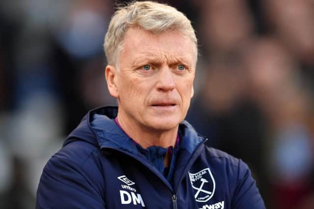 David Moyes watched his side go down 4-1 to Leicester last night