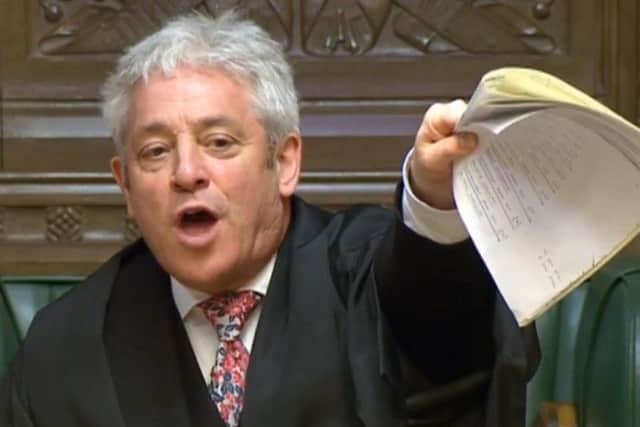 John Bercow was at the centre of the Brexit political storm during his time as Speaker. Picture: PA