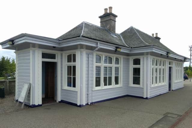 A Men's Shed has occupied this station building in Nairn. Picture: RHT/Andy Savage