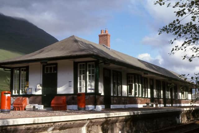Bridge of Orchy station boasts a bunkhouse