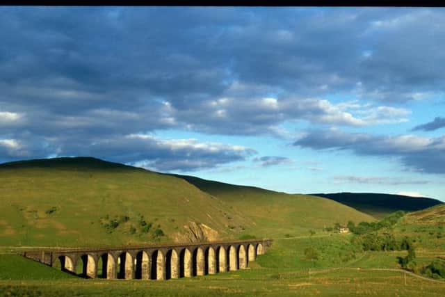 Shankend viaduct on the former Waverley Route south of Hawick, whose repair the trust has supported