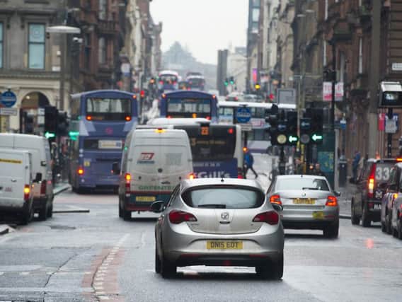 Part of Glasgow city centre is already covered by a 20mph limit. Picture: John Devlin