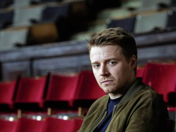 Bafta Rising Star nominee Jack Lowden. 
Location: With Thanks to Leith Theatre Trust 28-30 Ferry Road, Leith, EH6 4AE. www.leiththeatretrust.org
