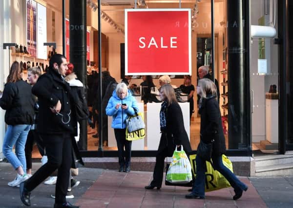 The festive season couldn't prevent retail sales from flatlining. Picture: John Devlin