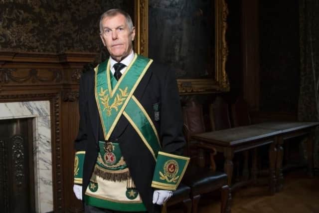 Ramsay McGhee, Grand Master of the Grand Lodge of Scotland. Picture: Graham Hunter